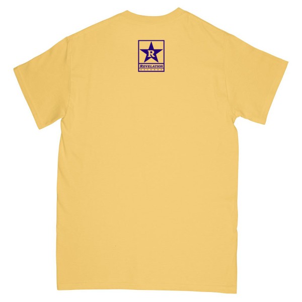 DRAIN ´California Hardcore´ - Banana Yellow T-Shirt Back