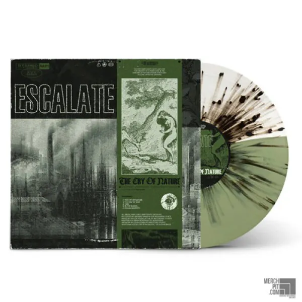 ESCALATE – The Cry of Nature (Cloudy Clear & Green Split w/ Black Splatter Vinyl)