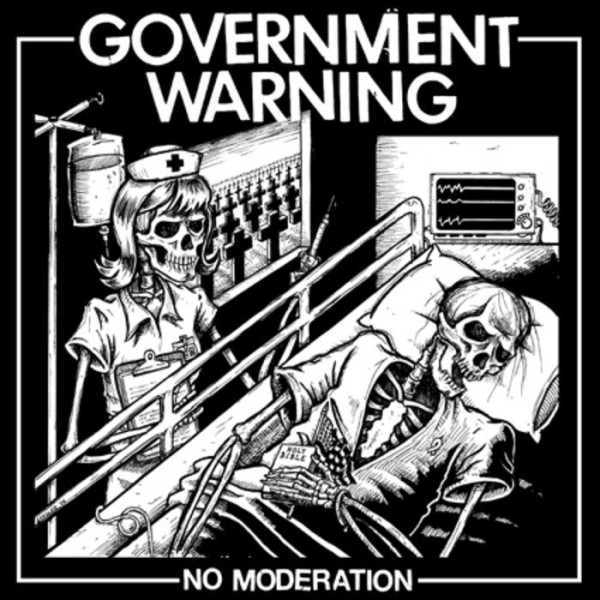 GOVERNMENT WARNING ´No Moderation´ Cover Artwork