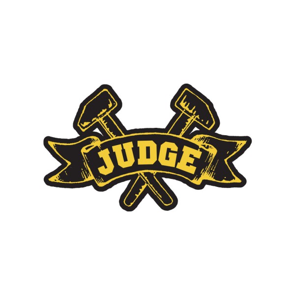 JUDGE ´Band Logo Die Cut´ - Sticker