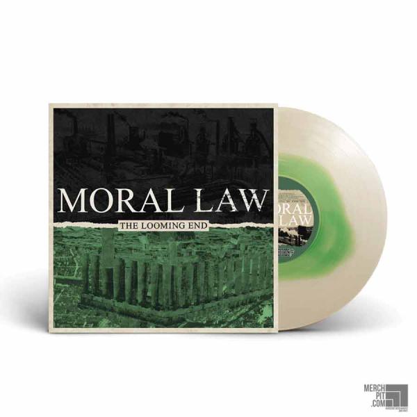 MORAL LAW ´The Looming End´ Green in Clear Vinyl Mock Up