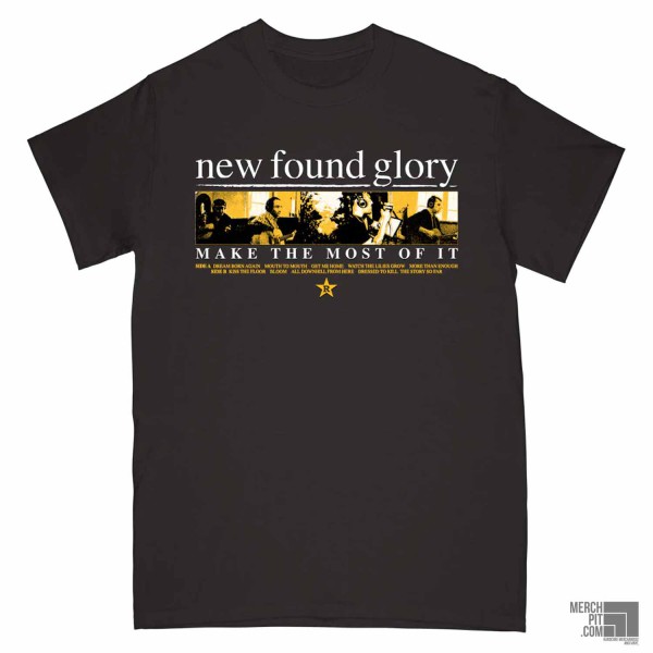 NEW FOUND GLORY ´Make The Most Of It´ - Black T-Shirt - Front