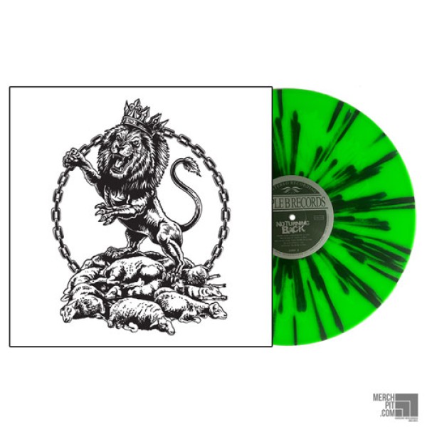 NO TURNING BACK ´Conquer´ Neon Green w/ Black Splatter Vinyl