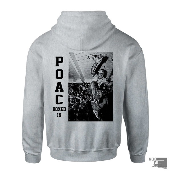 PLANET ON A CHAIN ´Boxed In´ - Grey Champion Hoodie - Back