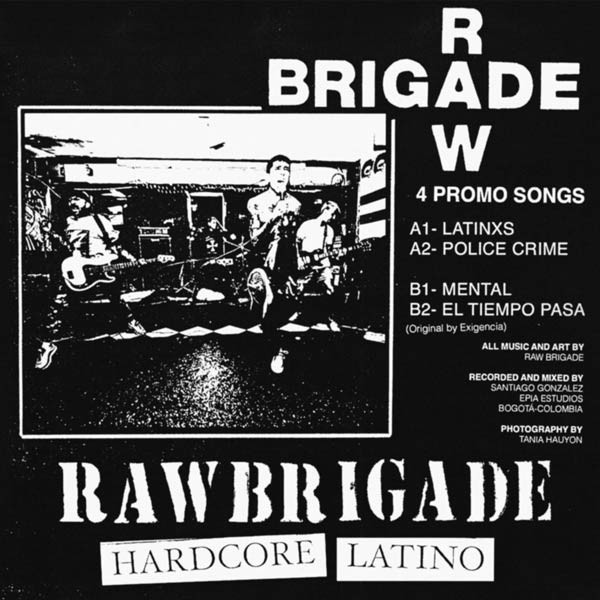 RAW BRIGADE ´Hardcore Latino´ Album Cover