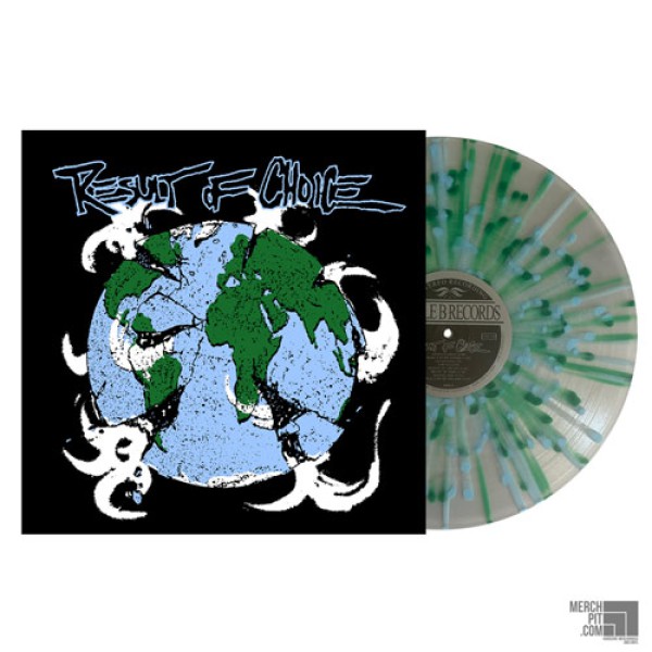 RESULT OF CHOICE ´Discography´ Ultra Clear w/ Evergreen & Baby Blue Splatter Vinyl