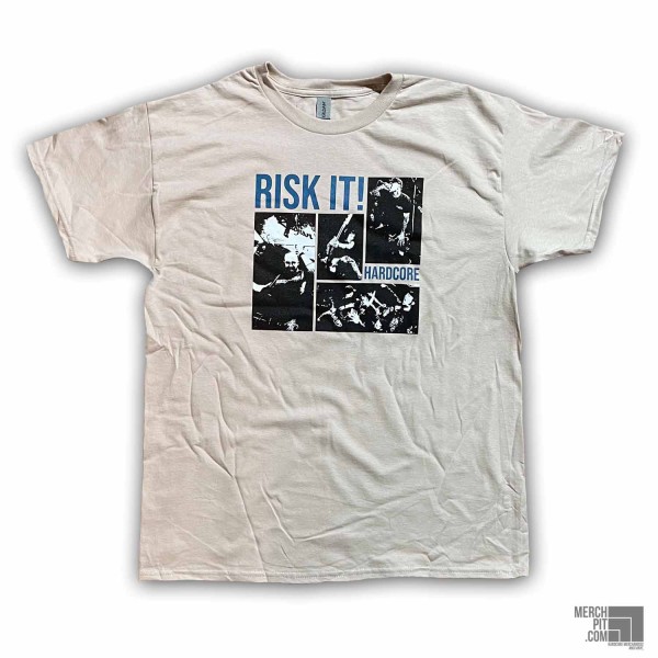 RISK IT! ´Hardcore´ - Sand T-Shirt
