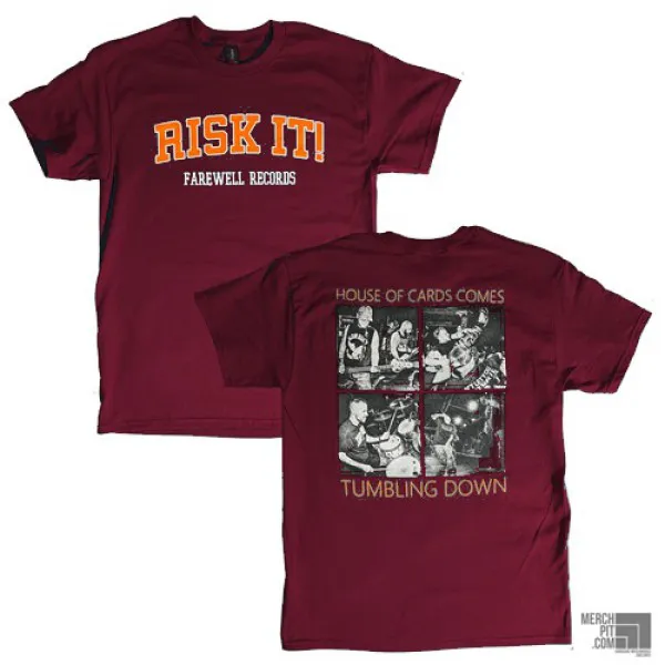 RISK IT! ´House of Cards´ Dusk Blue T-Shirt