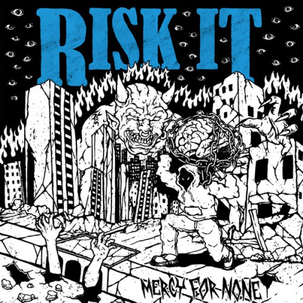 RISK IT! – Mercy For None (Sky Blue in Ultra Clear w/ Black Splatter Vinyl)