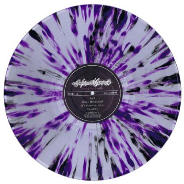 SAFE AND SOUND ´Only In Death´ Clear with Black & Pink Splatter Vinyl