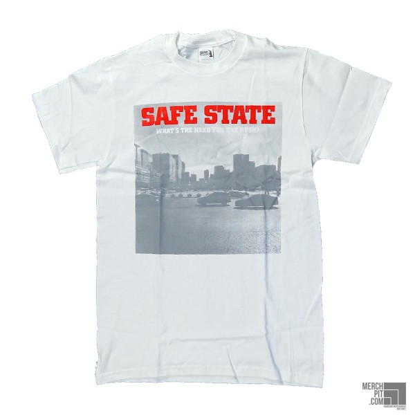 SAFE STATE ´What's The Need For The Rush?´ - White T-Shirt