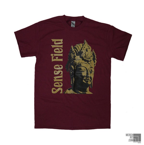 SENSE FIELD ´Buddah´ - Maroon Shirt - Hardcore Merchandise & Vinyl