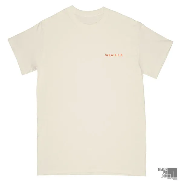 SENSE FIELD ´Building´ Natural T-Shirt - Front