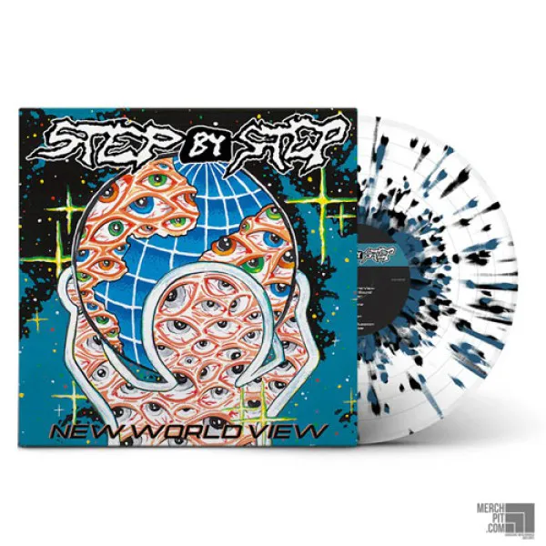 STEP BY STEP ´New World View´ Clear w/ Black & Blue Vinyl