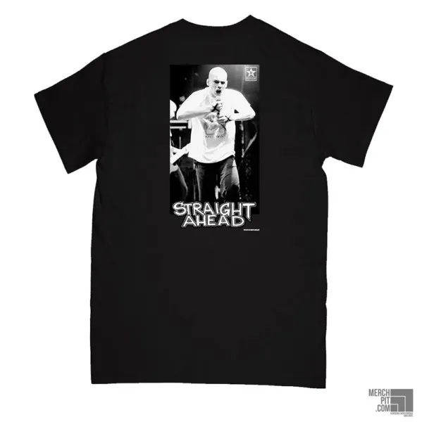 STRAIGHT AHEAD ´Live Photo´ Black T-Shirt (Back))