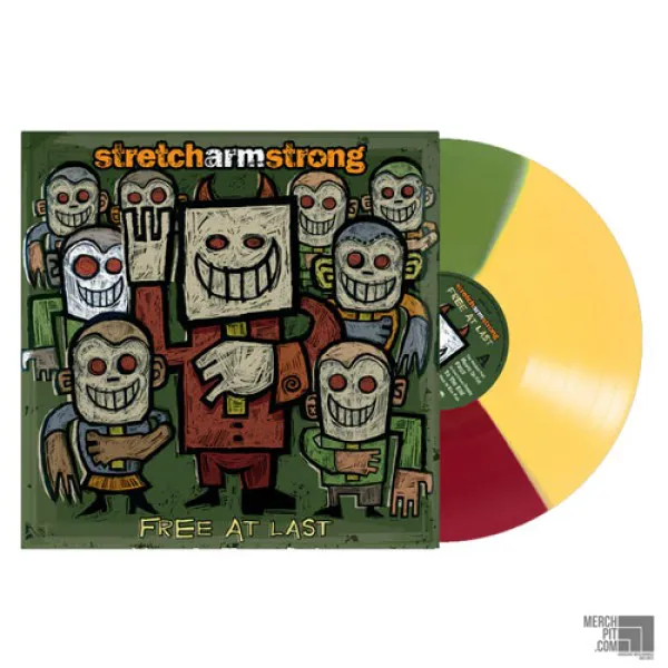 STRETCH ARM STRONG ´Free At Last´ Faces Tri-Color Slices Vinyl