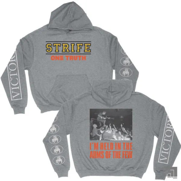 STRIFE ´Arms of the Few´ - Heather Grey Hoodie