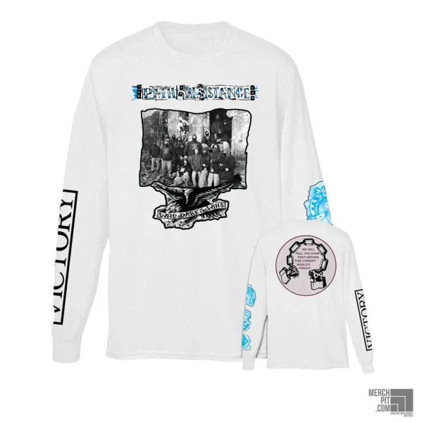 THE PATH OF RESISTANCE ´Cover Art´ White Longsleeve