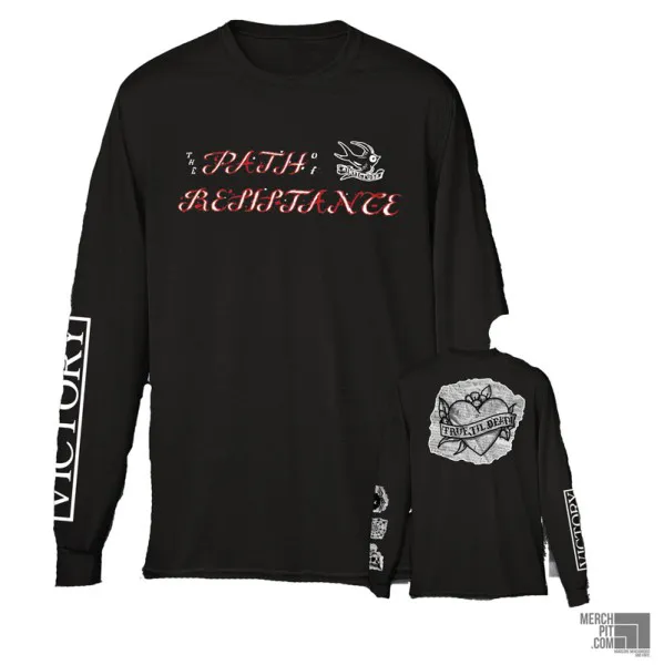 THE PATH OF RESISTANCE ´True Till Death´ Black Longsleeve