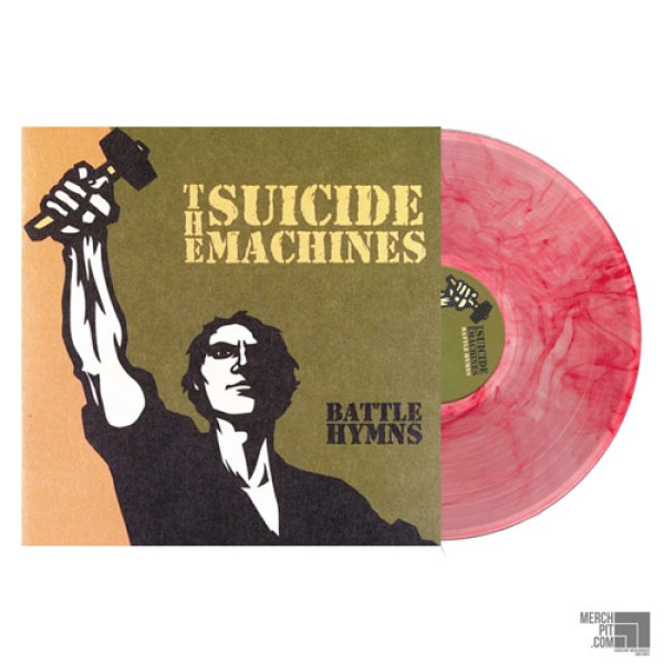 THE SUICIDE MACHINES ´Battle Hymns´ Clear with Red Marble Vinyl