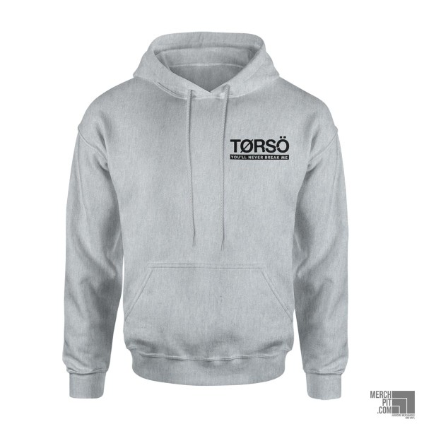 TORSÖ ´You'll Never Break Me´ - Sports Grey Hoodie Front