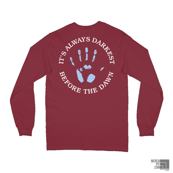 TURNING POINT ´It's Always Darkest Before The Dawn´ - Red Longsleeve - Back
