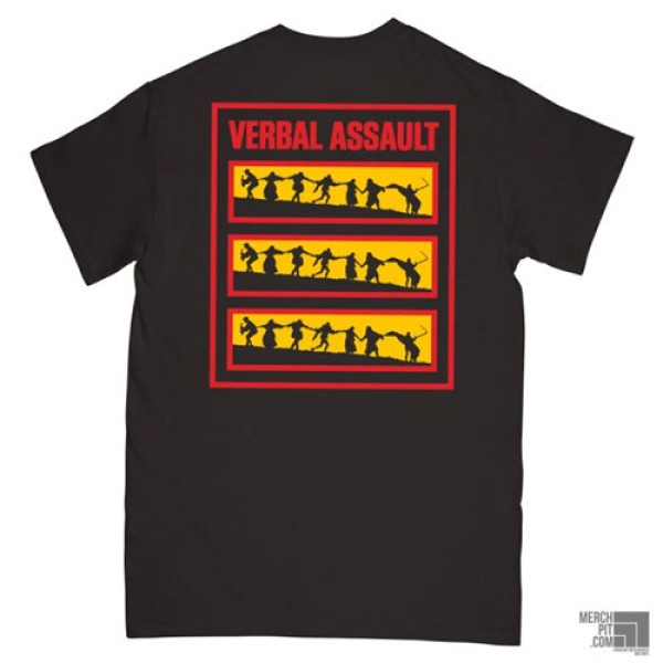 VERBAL ASSAULT "Trial" - Black T-Shirt - Back