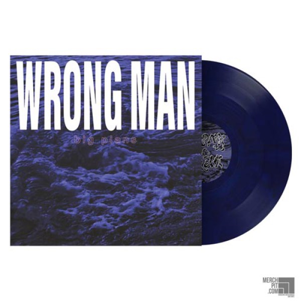 WRONG MAN ´Big Plans´ Blue w/ Black Smoke Vinyl