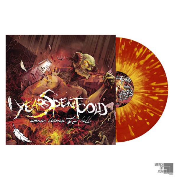 YEARS SPENT COLD – Moving Heaven to Hell (Red w/ Yellow Splatter Vinyl)