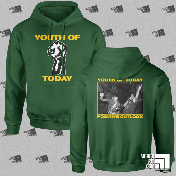 YOUTH OF TODAY ´Break Down The Walls - Fist´ - Green - Hoodie