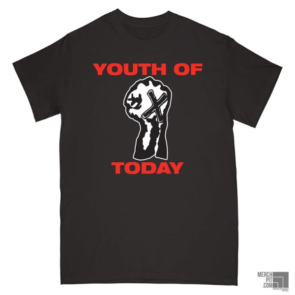 YOUTH OF TODAY ´Positive Outlook´ - Black T-Shirt - Front